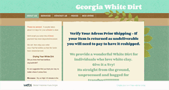 Desktop Screenshot of georgiawhitedirt.com
